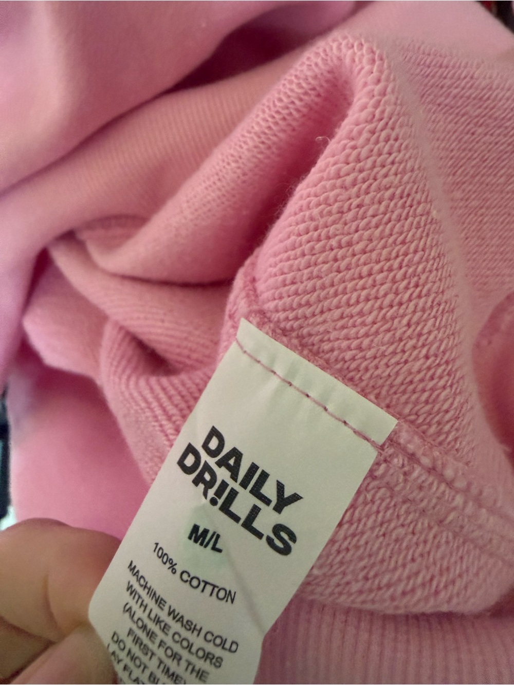 Daily Drills Taffy and Cream Crewneck- NWT - Picture 2 of 3